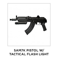 SAM7K Pistol w/ Tactical Flash Light